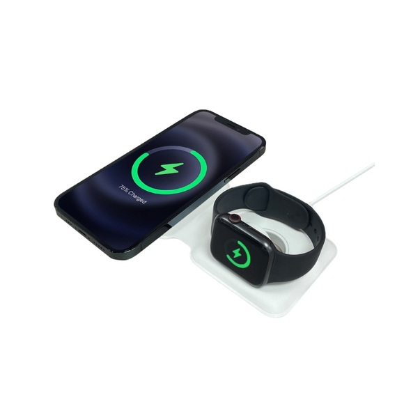 MagSafe Duo Wireless Charging Dock For iPhone Apple Watch AirPods & QI Devices - Picture 3 of 7